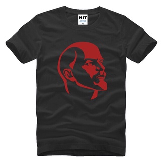 เสื้อยืดแขนสั้น คอกลม ผ้าฝ้าย พิมพ์ลาย Ussr Lenin แฟชั่นฤดูร้อน สําหรับผู้ชาย