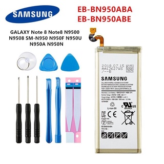 SAMSUNG Original EB-BN950ABA EB-BN950ABE แบตเตอรี่3300MAh สำหรับ Samsung GALAXY หมายเหตุ8 N9500 N9508 SM-N950 N950F/U N9