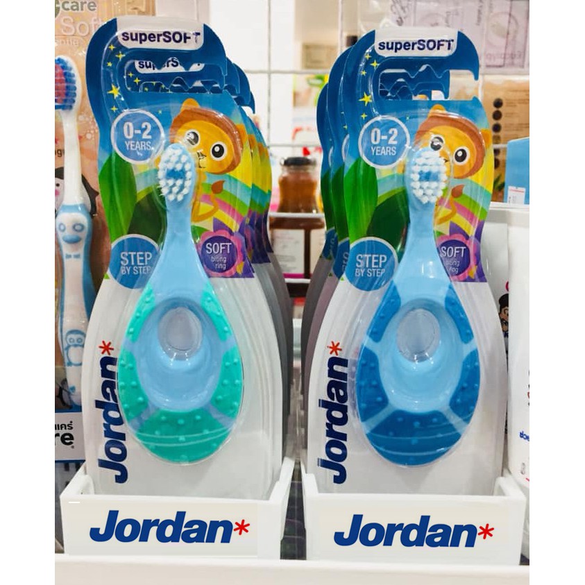 bp019-แปรงสีฟันจอร์แดน-jordan-step-1-รุ่น-soft-อ่อนนุ่ม-แปรงสีฟันยอดนิยม-มีรีวิวใน-pantip-สำหรับเด็ก-0-2-ปี