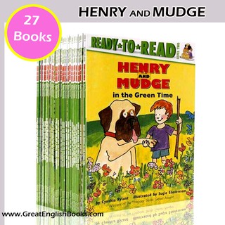 *มีเก็บเงินปลายทาง* เซตหนังสือนิทานภาษาอังกฤษ Ready to read : Henry and Mudge จำนวน 27 Books