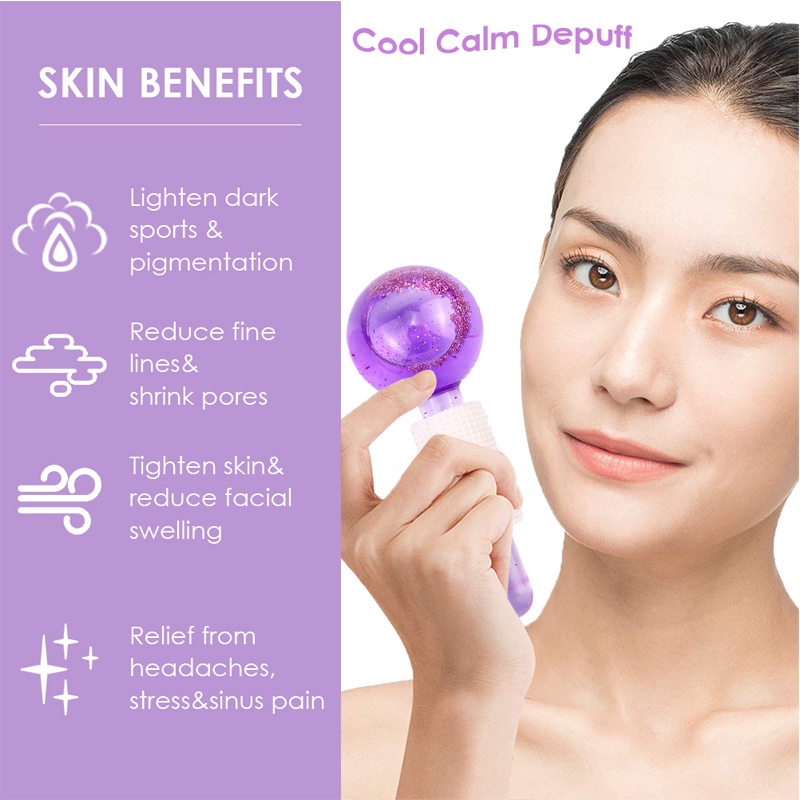 พร้อมส่ง-ลูกบอลคลื่นน้ำแข็ง-ลูกกลิ้งหน้า-นวดหน้า-นวดหน้าเย็น-กล่องบัลลาสต์