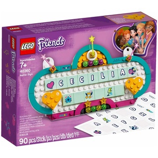 Lego Friends -Friends Name Sign 40360