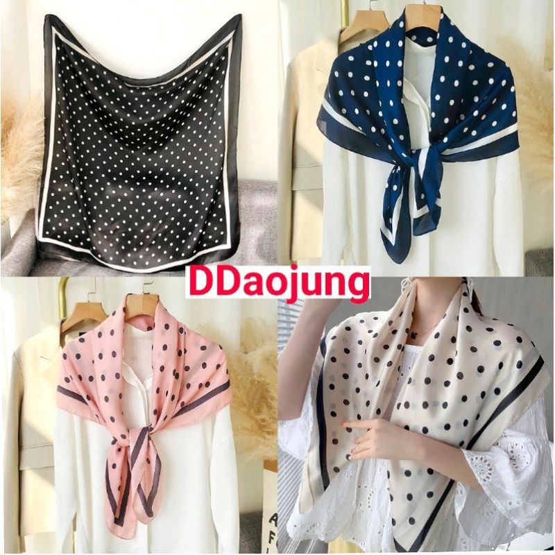 รูปภาพของส่งจากไทย  ผ้าคลุมไหล่ ผ้าพันคอ ฮิญาบ ผ้าผูกอก Scarftopลองเช็คราคา