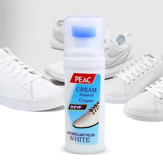 ภาพหน้าปกสินค้าเก็บเงินปลายทาง น้ำยาทำความสะอาดรองเท้า กระเป๋า PLAC Peac Cream Shoes Cleanser Shoe Polish ที่เกี่ยวข้อง