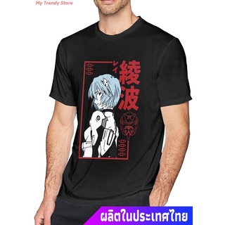 My Trendy Store อีวานเกเลียนเสื้อยืดผู้ชายและผู้หญิง Anime &amp; Evangelion Rei Ayanami Classic Short Sleeve T Shirts For Me