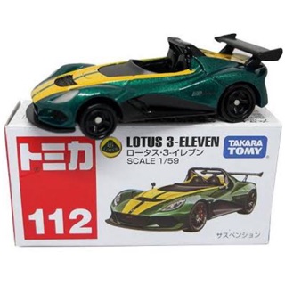 แท้ 100% จากญี่ปุ่น โมเดล รถโลตัส Takara Tomy Tomica Car No.112 Lotus Development Corporation 3 - Eleven