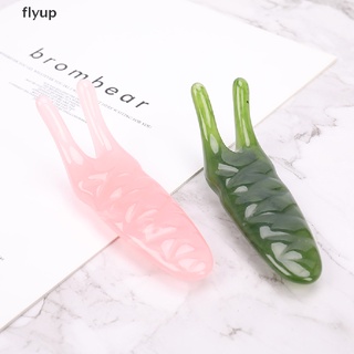 Flyup แผ่นกัวซาเรซิ่นธรรมชาติ สําหรับนวดใบหน้า จมูก