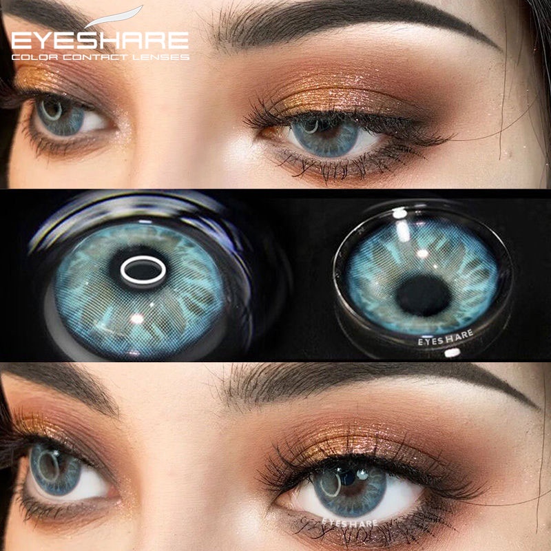 eyeshare-คอนแทคเลนส์สีธรรมชาติ-สีฟ้า-สีเขียว-หลากสี-สําหรับแต่งหน้า-1-คู่