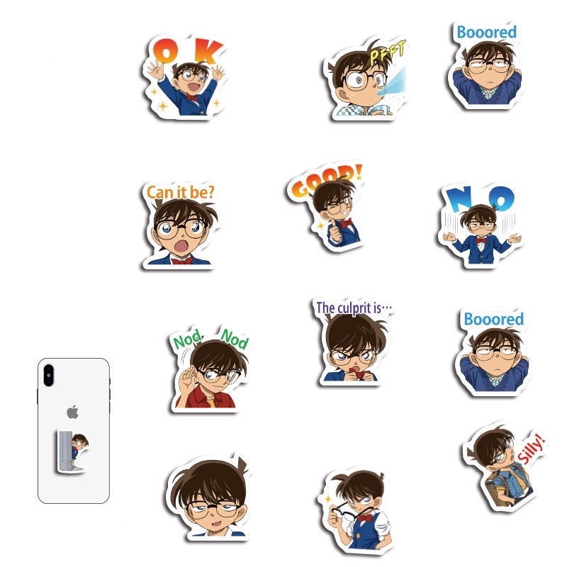 สติ๊กเกอร์-conan-98-โคนัน-40-ชิ้น-ยอดนักสืบจิ๋วโคนัน-การ์ตูน-ญี่ปุ่น-นักสืบ-ยอดนักสืบจิ๋ว-โคนัน-ชินอิจิ-co-โค-นัน-มังงะ