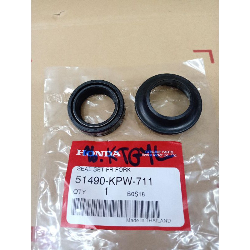 ซีลโช๊คหน้า HONDA(แท้ศูนย์) WAVE/DREAM/เวฟ125/RC100/คลิก(1คู่) | Shopee ...