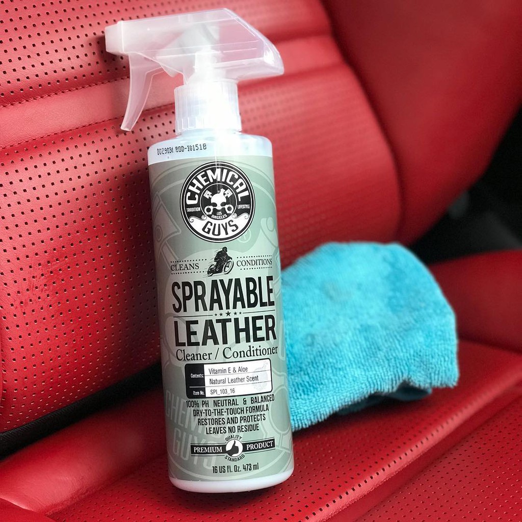 Sprayable Leather (Cleaner & Conditioner) สเปร์ยเคลือบเบาะหนัง Shopee