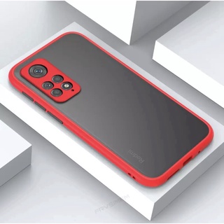 ส่งจากไทย Case Xiaomi Redmi Note 11S เคสโทรศัพท์ redmi note11S เคสกันกระแทก ปุ่มสีผิวด้าน กันรอยกล้อง ขอบนิ่มหลังแข็ง