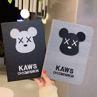 KAWS เคสไอแพด เคสiPad แฟชั่น หมีรุนแรง Cute 10.2 gen7 gen5 2019 iPad gen8 เคสไอแพด Gen6 2019 Air4,10.5,11pro2020 Case