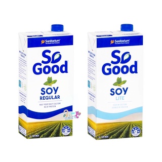 So Good Soy Milk 1000ml (2สูตร) นมถั่วเหลือง ขนาด 1ลิตร