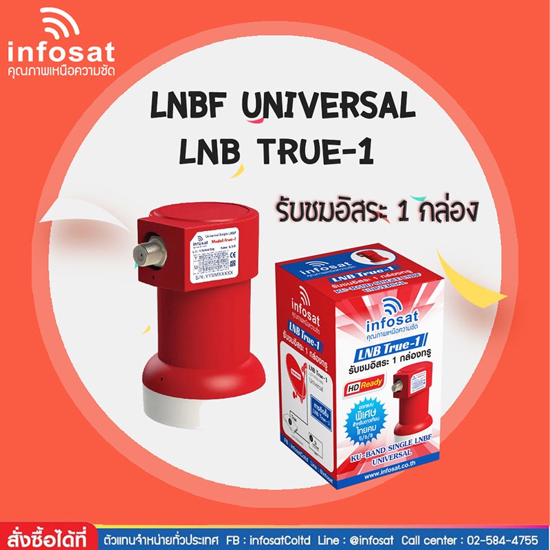 ชุดจานดาวเทียม-infosat-ku-band-35cm-ตั้งพื้น-กล่องดาวเทียม-psi-s3-hd-พร้อมสาย50เมตร