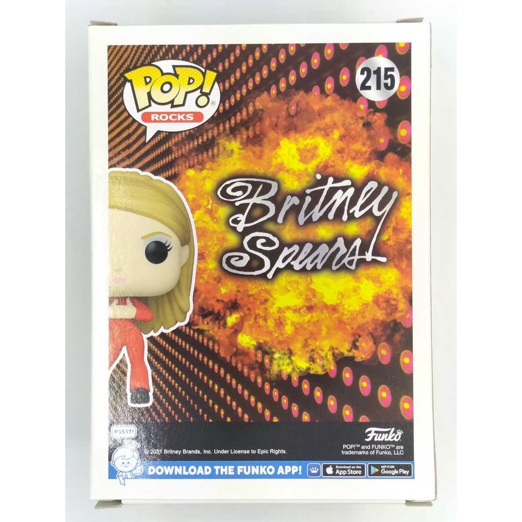 funko-pop-rock-britney-spears-กากเพขร-215-กล่องมีตำหนินิดหน่อย