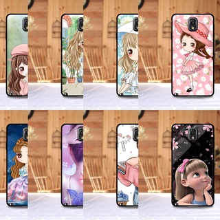 เคส Samsung Note 3 ลายการ์ตูนผู้หญิง ขอบนิ่มหลังแข็ง เคสมือถือ เคสโทรศัพท์ Case เคส TPU ขอบนิ่มหลังแข็ง ไม่ขูดตัวเครื่อง