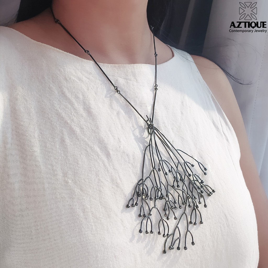 aztique-สร้อยคอ-จี้กิ่งไม้-necklace-pendant-jewelry-gifts-dk