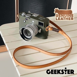 สินค้า สายคล้องกล้อง หนัง แท้ GEEKSTER ( Camera Leather Strap / สายคล้อง สายคล้องคอ ห้อยกล้อง คล้องกล้อง สาย หนังแท้ )