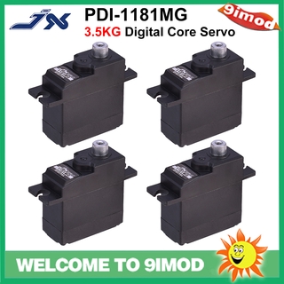 Jx Servo Pdi-1181Mg 18 กรัม 3.5 กก. เกียร์เซอร์โวดิจิตอลสําหรับ Wpl Rc รถยนต์ B1/16 B24 C14 C24 เครื่องบินเฮลิคอปเตอร์  for WLtoys 144001