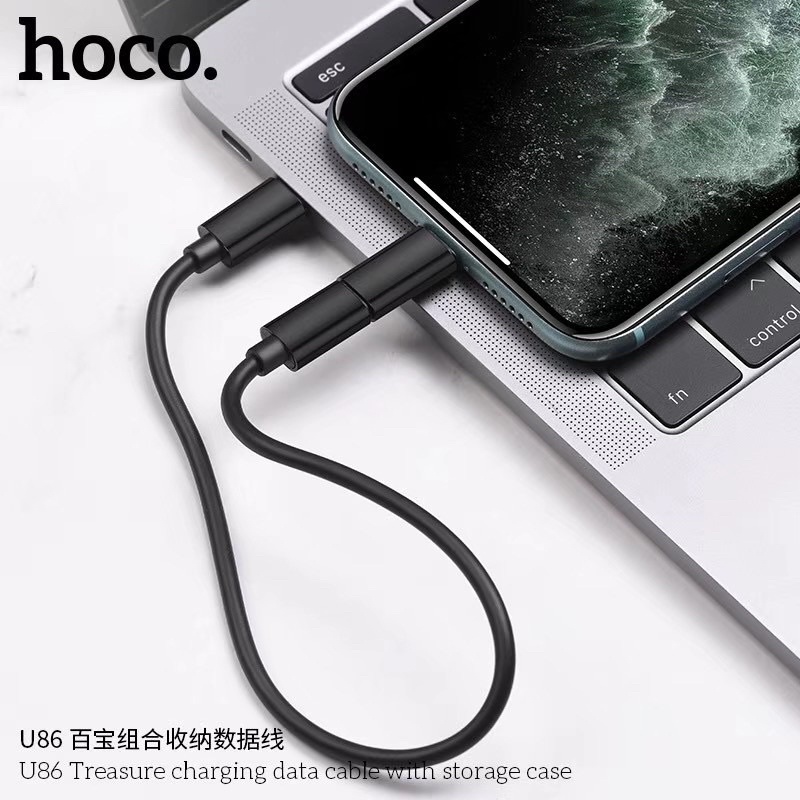 ของแท้100-hoco-u86-5in1-3a-สายชาร์จโทรศัพท์มือถือ-micro-type-c-สําหรับ-ไอโฟน-xiaomi-huawei-android