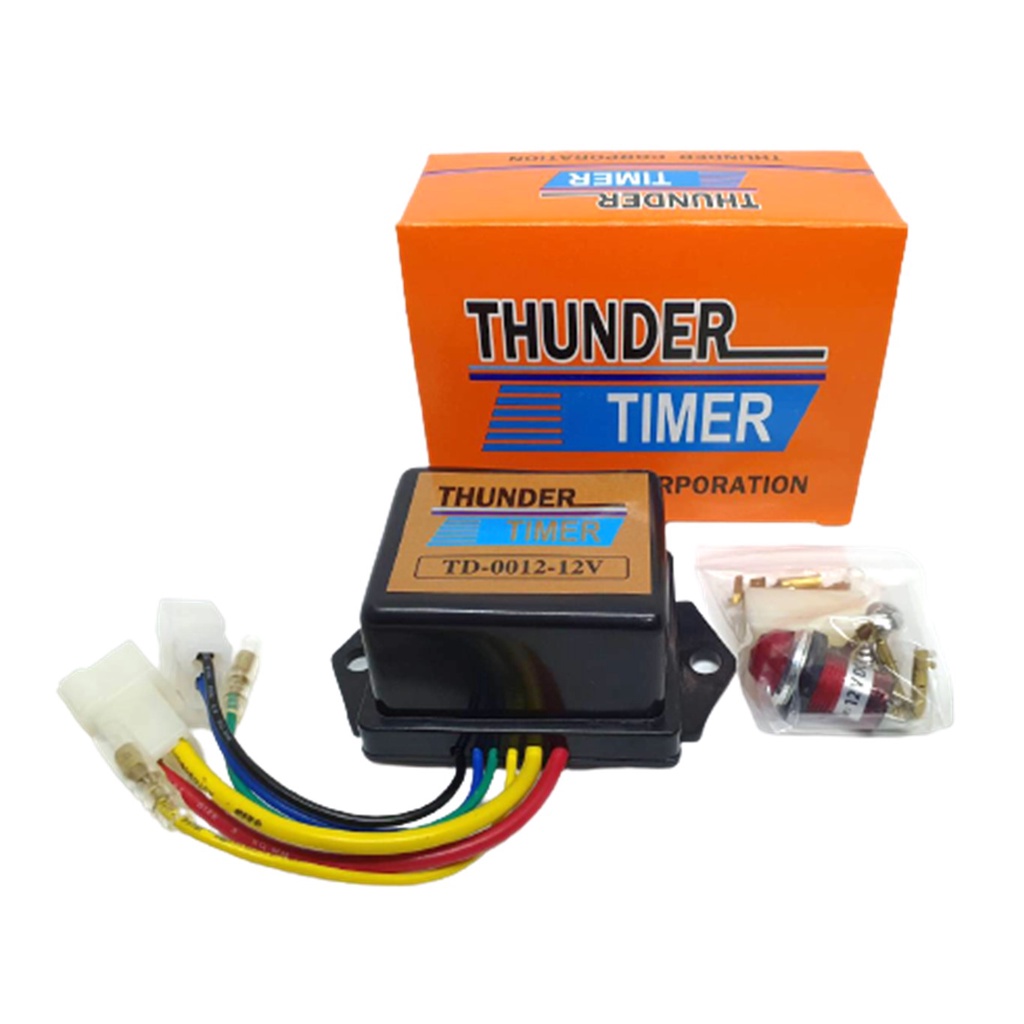 ไทม์เมอร์หัวเผา-รีเลย์หัวเผา-ไมท์เมอร์รีเลย์-12v-24v-ธันเดอร์-thunder