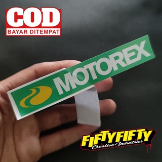 Motorex สติกเกอร์ตัดเคลือบเงา พิมพ์ลาย กันน้ํา สําหรับติดตกแต่งหมวกกันน็อค รถจักรยานยนต์ รถยนต์