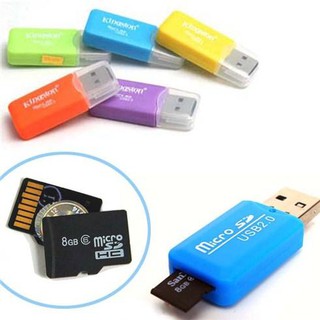 HOT SALE ถูกสุด Portable USB2.0 Multifunction เมโมรี่ High Speed Integrated Card Reader