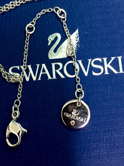 สร้อย-swarovski-แท้-ของใหม่-ไม่มีกล่อง-ขายราคาพิเศษ-น่ารักมากๆเส้นนี้