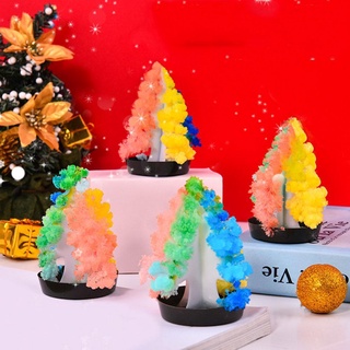 Colorful XMAS Christmas tree/paper tree/flowering magic 七彩圣诞树/纸树/魔法树浇水开花/圣诞玩具 Trees / W3B4