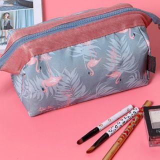 (พร้อมส่ง) กระเป๋า ฟลามิงโก flamingo ใส่ของ เครื่องสำอางค์ storage makeup bag cosmetic girl gift women beauty