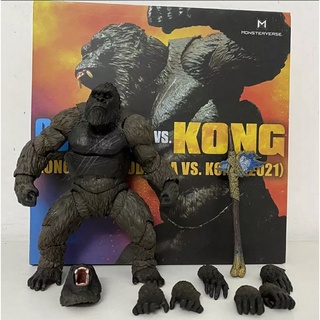 โมเดล King Kong Monster 2021 Action Figure [งานเกรด)▪︎สามารถถอดประกอบ-เปลี่ยนได้ เช่น หัว มือ 
▪︎ขนาดสูง 14 ซม.