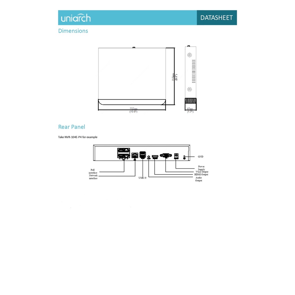 uniarch-เครื่องบันทึกกล้องวงจรปิด-8ch-รุ่น-nvr-108e2-p8