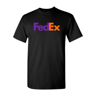 เสื้อยืดโอเวอร์ไซส์Fedex เสื้อยืด ลายบุรุษไปรษณีย์ express พื้น ส่งของที่บ้าน ขนส่งสินค้า สํานักงานS-3XL