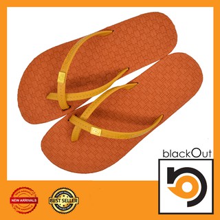 🔰 BlackOut Toeloop 🔰 รองเท้าแตะ คีบโป้ง รองเท้ายางกันลื่น พื้นSarn V.2 พื้นทองหูทอง
