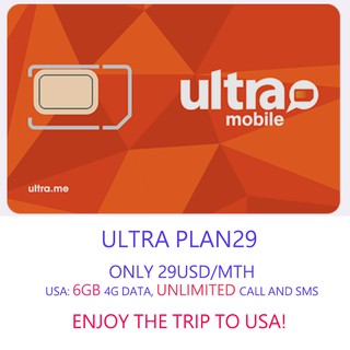 ซิม USA 250MB 2GB 6GB 4G 30DAYS ไม่จํากัด ทั่วประเทศ คุยได้ เดินทาง ซิมอัลตร้า โทรศัพท์มือถือ