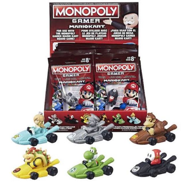Monopoly Gamer Mario Kart Board Game Power Pack  ตัวเดินเสริมบอร์ดเกมโมโนโพลี่มาริโอ้ | Shopee Thailand