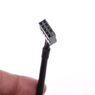 USB 2.0 9-Pin Housing Male to USB 3.0 20-pin Motherboard อะแดปเตอร์สายเคเบิ้ล