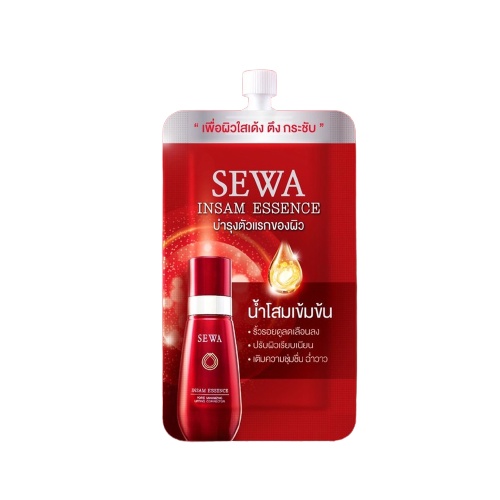 sewa-insam-essence-น้ำโสมเซวา-แบบซอง-น้ำตบโสม-น้ำตบเซวา-8-มล