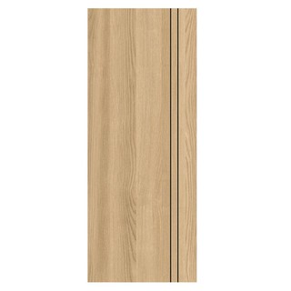 UPVC INTERIOR DOOR PARAZZO PUN02 90X220CM BEECH ประตูภายใน UPVC PARAZZO PUN02 90X220 ซม. สีบีช ประตูบานเปิด ประตูและวงกบ