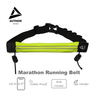 ภาพขนาดย่อของภาพหน้าปกสินค้ากระเป๋าคาดเอววิ่ง AUTHON Marathon Running Belt กระเป๋าวิ่ง กันน้ำ จากร้าน hnoonene บน Shopee ภาพที่ 1