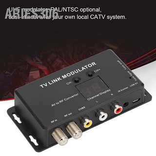 Aries306 Tm70 Uhf Tv Link Modulator Av เป็น Rf ตัวแปลง Ir Extender พร้อมช่องแสดงผล