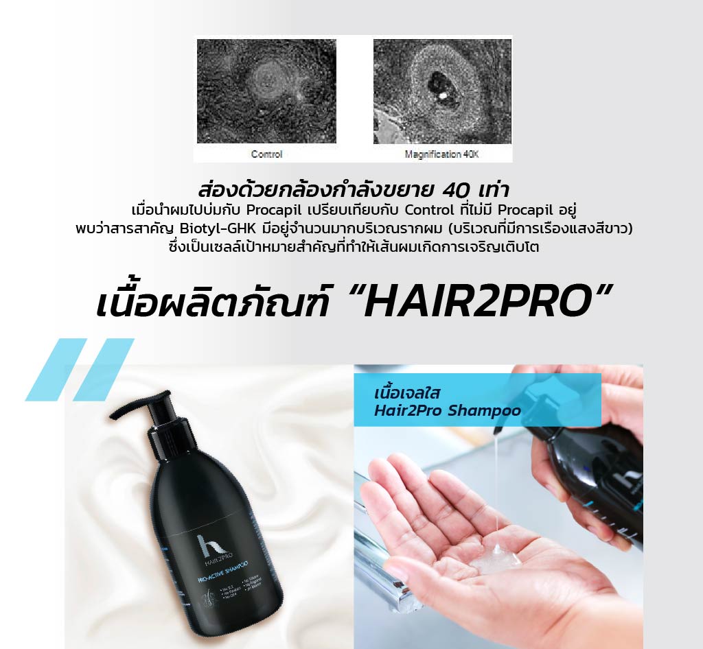 รูปภาพรายละเอียดของ Hair2Pro Pro-Active Serum เซรั่มลดผมร่วง 2 ชิ้น