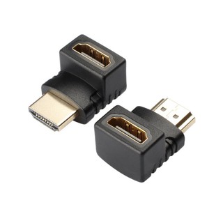 ภาพขนาดย่อของภาพหน้าปกสินค้าหัวแปลง hdmi รูปตัว L หัวงอ 90 องศา และ 270 องศา ง่ายต่อการต่อสายในที่คับแคบ Adapter hdmi จากร้าน morecheapaccessory บน Shopee