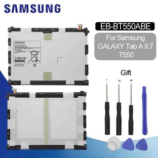 แบตเตอรี่ Samsung Galaxy Tab A 9.7 SM-T550 SM-P550 SM-T555 SM-T555C SM-P351 EB-BT550ABE 6000mAh พร้อมชุดถอด