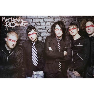 โปสเตอร์ My Chemical Romance มายเคมิคอลโรแมนซ์ วง ดนตรี รูป ภาพ ติดผนัง สวยๆ poster 34.5x23.5นิ้ว(88x60 ซม.โดยประมาณ)