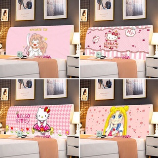 ฝาครอบกันฝุ่น กรณีป้องกัน แรงยืดหยุ่น Headboares Bedside Cover ผ้าคลุมเตียง