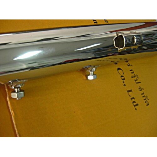 exhaust-set-pair-megaphone-style-chrome-for-honda-cb175-k3-k4-k5-k6-k7-ท่อไอเสีย-เสียงดังถูกกฎหมาย-ได้มาตรฐาน