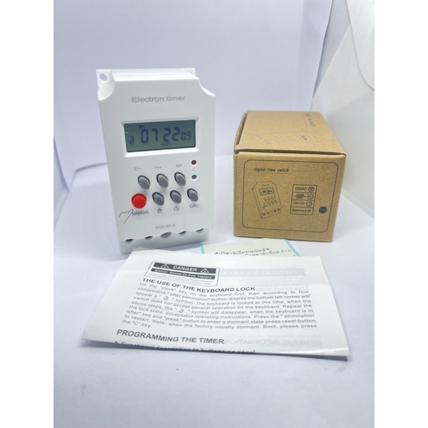 ถูกสุด-digital-timer-kg316t-ii-นาฬิกาตั้งเวลาดิจิตอล-16-โปรแกรม-220v-25a