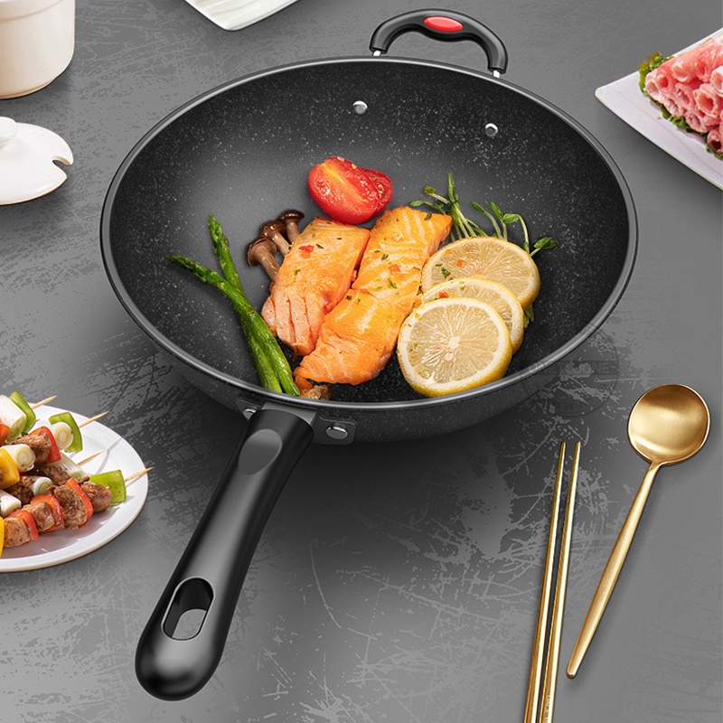 32cm-frying-pan-kitchen-cookware-nonstick-granite-wok-pans-aluminum-alloy-pot-for-electric-induction-and-gas-stoves